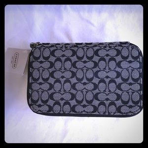 Coach travel jewelry case
